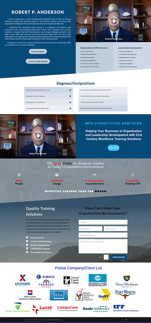 Click to View a Sample Landing Page